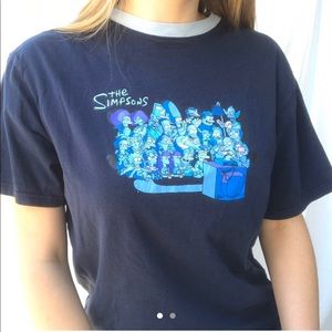 The Simpsons Graphic Ringer Tee